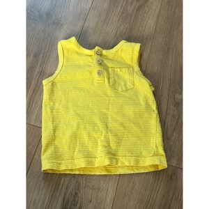 Koala Kids Baby‎ Girls Yellow Tank Top Size 6-9Months